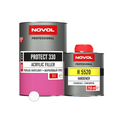 АКРИЛОВЫЙ ГРУНТ 5+1 NOVOL PROTECT 330 белый (1,0л+0,2л)