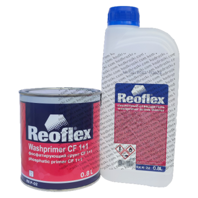 Фосфатирующий грунт Reoflex CF 1+1 (0.8 л), желтый RX P-02 с отвердителем