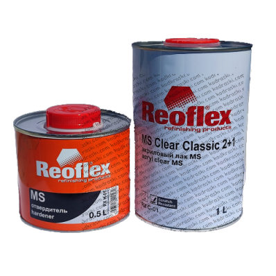 Акриловый лак MS (1 л) Reoflex RX C-01 с отвердителем