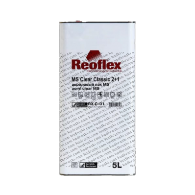 Акриловый лак MS (5 л) Reoflex RX C-01 с отвердителем