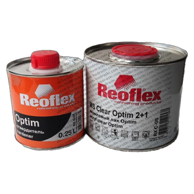 Акриловый лак Optim (0,5 л) Reoflex RX C-05 с отвердителем