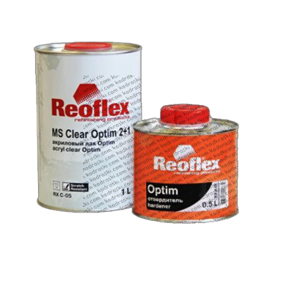 Акриловый лак Optim (1 л) Reoflex RX C-05 с отвердителем