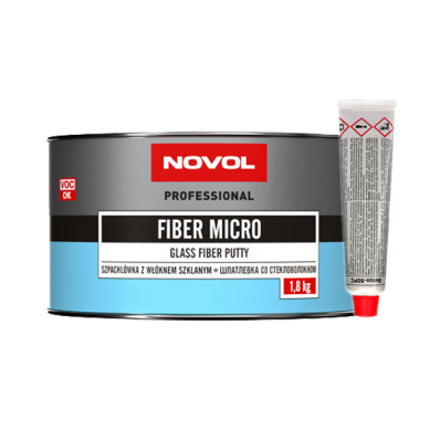 ШПАТЛЁВКА СО СТЕКЛОВОЛОКНОМ Novol FIBER MICRO 1,8кг