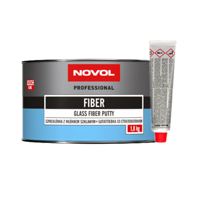 ШПАТЛЁВКА СО СТЕКЛОВОЛОКНОМ NOVOL FIBER 1,8 кг