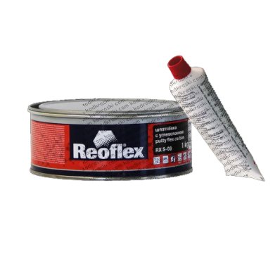 Шпатлевка с углеволокном Reoflex Flex Carbon 1 кг RX S-08