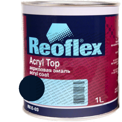 Акриловая эмаль Acryl Top (1 л) Reoflex Audi/VW LA5E Martimblau