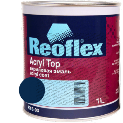 Акриловая эмаль Acryl Top (1 л) Reoflex Audi/VW LL5M Indianblau