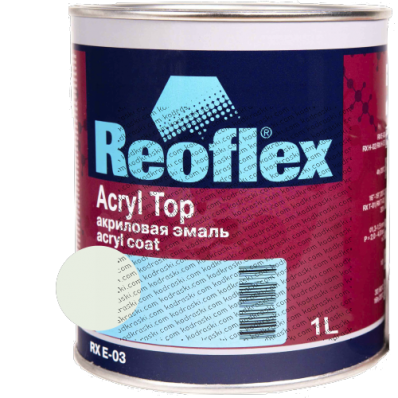 Акриловая эмаль Acryl Top (1 л) Reoflex Audi/VW R902 Grauweiss