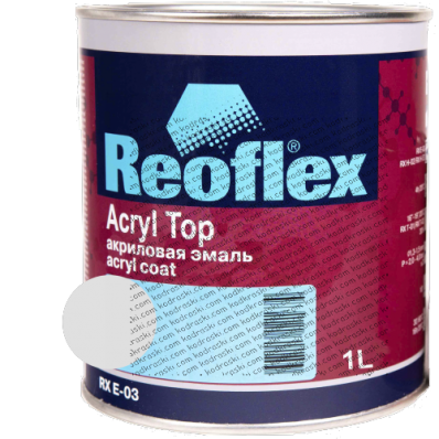 Акриловая эмаль Acryl Top (1 л) Reoflex DB 147 Arktikweiss