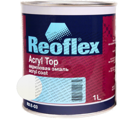 Акриловая эмаль Acryl Top (1 л) Reoflex TOY 040 Super white 2