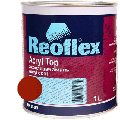 Акриловая эмаль Acryl Top (1 л) Reoflex TOY 3E5 Super red 2