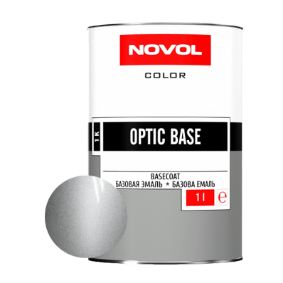 БАЗОВАЯ ЭМАЛЬ NOVOL OPTIC BASE 92U Поли серебро