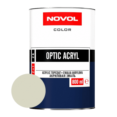 АКРИЛОВАЯ ЭМАЛЬ NOVOL OPTIC ACRYL 101 Белая 0,8 л.