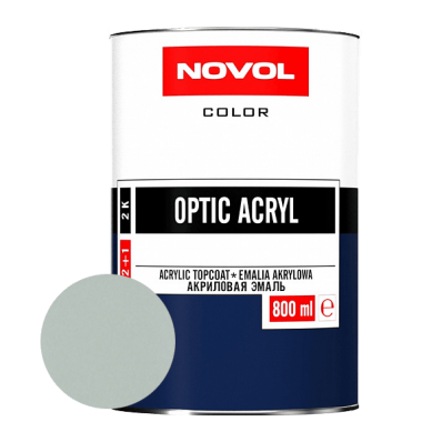 АКРИЛОВАЯ ЭМАЛЬ NOVOL OPTIC ACRYL 1025 Оранжевая 0,8 л.