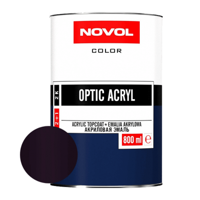 АКРИЛОВАЯ ЭМАЛЬ NOVOL OPTIC ACRYL 107 Баклажан 0,8 л.