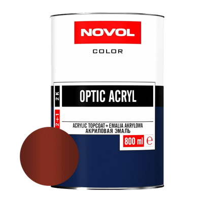 АКРИЛОВАЯ ЭМАЛЬ NOVOL OPTIC ACRYL 110 Рубин 0,8 л.