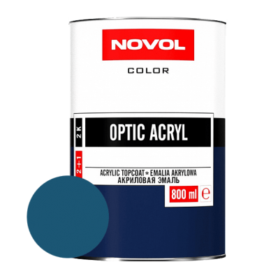 АКРИЛОВАЯ ЭМАЛЬ NOVOL OPTIC ACRYL 1115 Синяя 0,8 л.