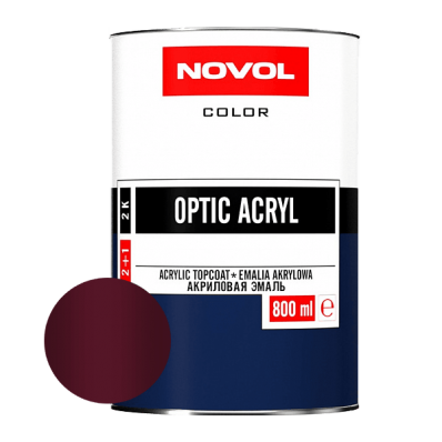 АКРИЛОВАЯ ЭМАЛЬ NOVOL OPTIC ACRYL 118 Кармен 0,8 л.