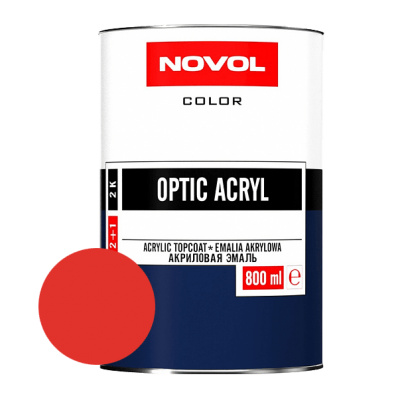 АКРИЛОВАЯ ЭМАЛЬ NOVOL OPTIC ACRYL 121 Реклама 0,8 л.