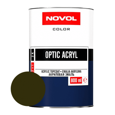 АКРИЛОВАЯ ЭМАЛЬ NOVOL OPTIC ACRYL 303 Хаки 0,8 л.