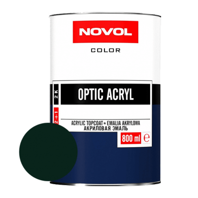 АКРИЛОВАЯ ЭМАЛЬ NOVOL OPTIC ACRYL 307 Зеленый сад 0,8 л.