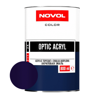 АКРИЛОВАЯ ЭМАЛЬ NOVOL OPTIC ACRYL 447 Синяя ночь 0,8 л.