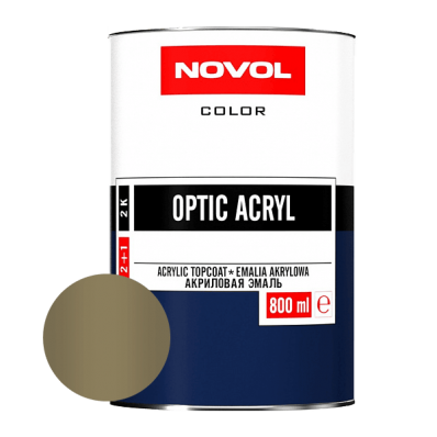 АКРИЛОВАЯ ЭМАЛЬ NOVOL OPTIC ACRYL 509 Темно-бежевая 0,8 л.