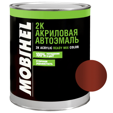 Автоэмаль акриловая 2К MOBIHEL 110 Рубин 0,75