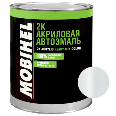 Автоэмаль акриловая 2К MOBIHEL 202 Белая 0,75