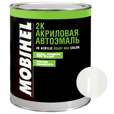 Автоэмаль акриловая 2К MOBIHEL 240 Белое облако 0,75