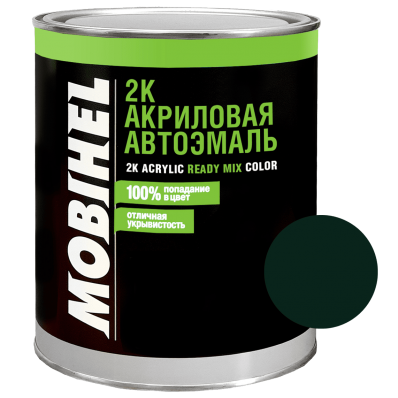 Автоэмаль акриловая 2К MOBIHEL 307 Зеленый сад 0,75