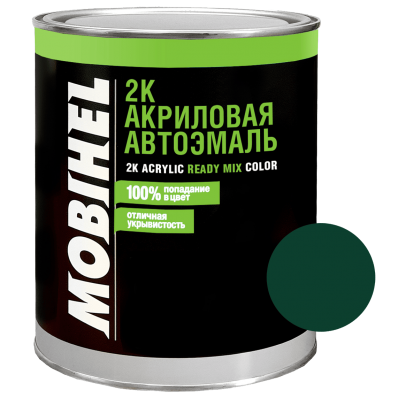 Автоэмаль акриловая 2К MOBIHEL 394 Темно-зеленая 0,75