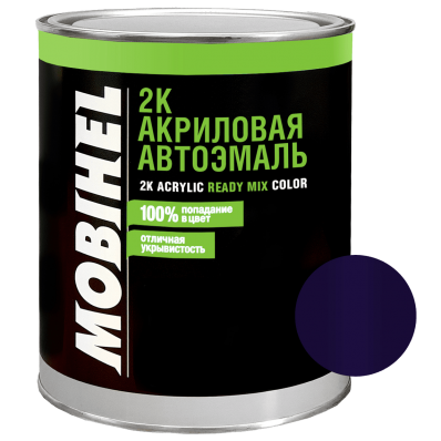 Автоэмаль акриловая 2К MOBIHEL 447 Синяя ночь 0,75