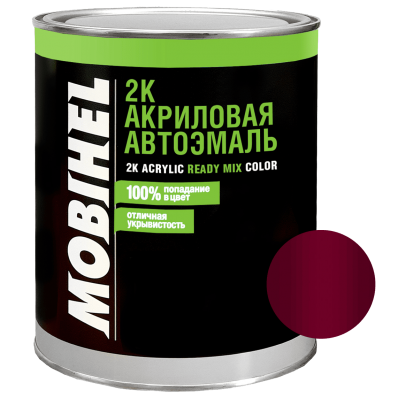 Автоэмаль акриловая 2К MOBIHEL Daewoo 71L Mexico Red 0,75