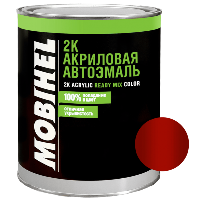 Автоэмаль акриловая 2К MOBIHEL Mazda SQ Blaze Red 0,75