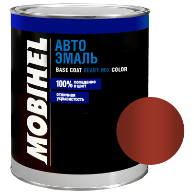 Автоэмаль алкидная MOBIHEL 1К 1015 Красная 1л