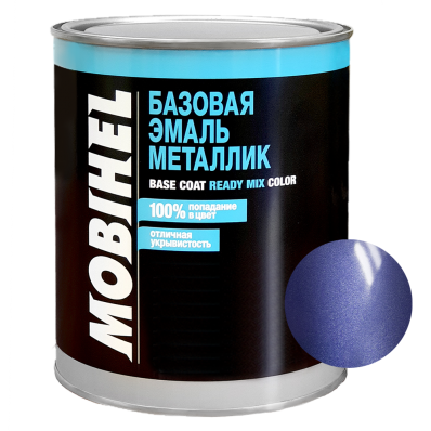 Базовая эмаль металлик MOBIHEL 446 Сапфир 1л