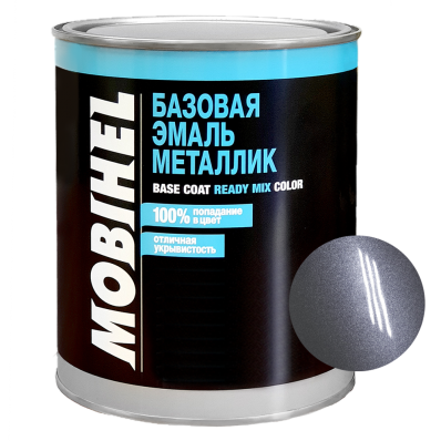 Базовая эмаль металлик MOBIHEL 513 Черный жемчуг 1л