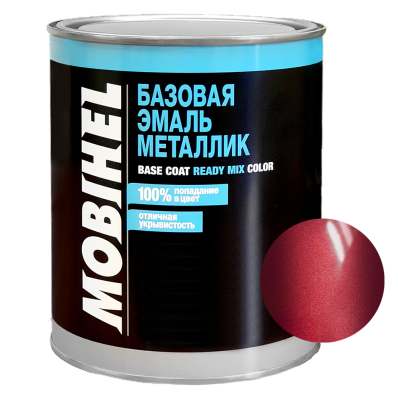 Базовая эмаль металлик MOBIHEL 70U Daewoo Red Rock металлик 1л