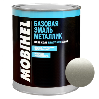 Базовая эмаль металлик MOBIHEL 91L Daewoo Olive Silver 1л