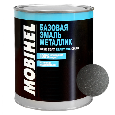 Базовая эмаль металлик MOBIHEL HYUNDAI CARBON GREY металлик 1л