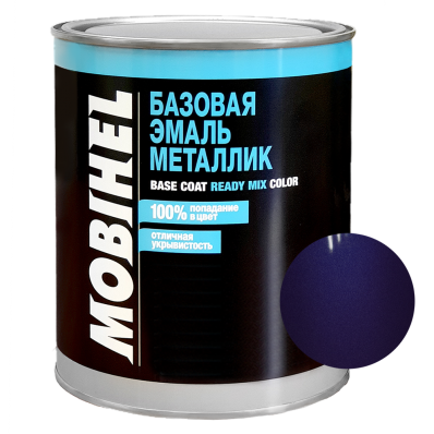 Базовая эмаль металлик MOBIHEL Тайфун 50411 UNI 1л