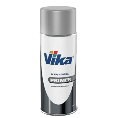 Грунт в аэрозольном баллончике Vika Primer серый 520мл (алкидный)