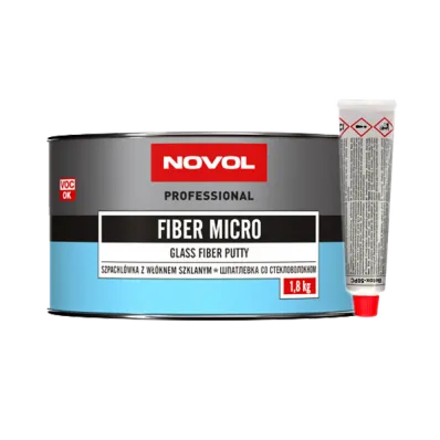 ШПАТЛЁВКА СО СТЕКЛОВОЛОКНОМ Novol FIBER MICRO 1,8кг